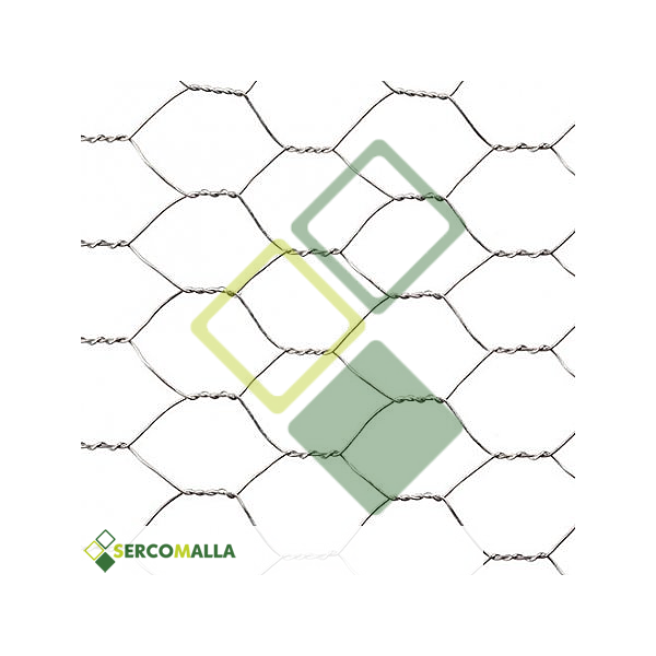 VOUNOT Malla de Alambre Hexagonal 13mm, Enrejado Tripe Trosion Gallinero,  Rollo 1x25m, Revestimiento de PVC, Gris